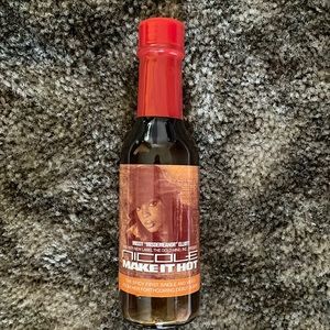 Nicole’s promotional hot sauce